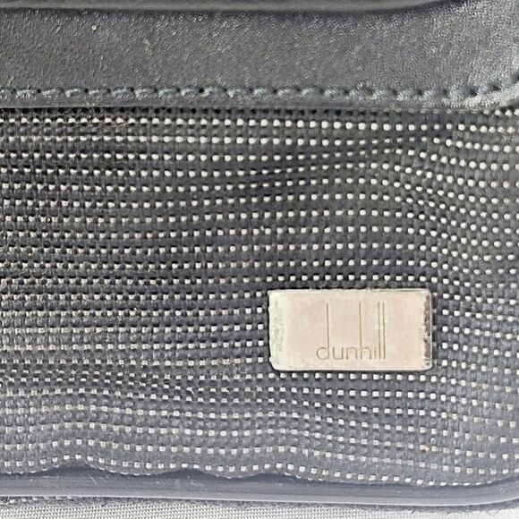 Dunhill Canvas Leather Clutch Bag - Picture 2 of 7